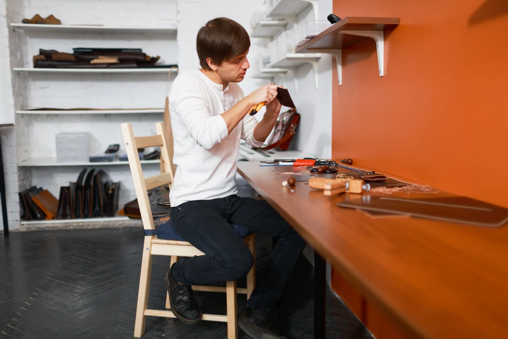 Brass Kitchen Shelves installtion