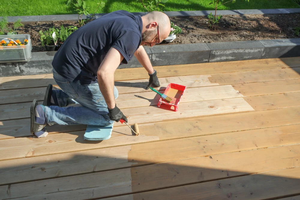 How to Stain a Deck for the First Time