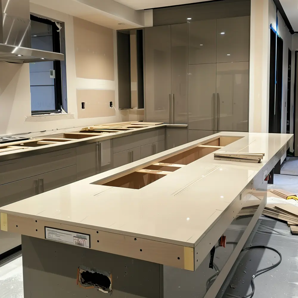 kitchen island with sink