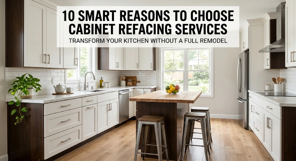 10 Smart Reasons to Choose Cabinet Refacing Services for Your Kitchen Makeover