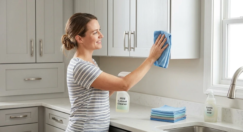 How to Maintain Newly Refaced Kitchen Cabinets