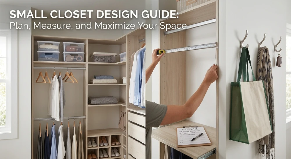 Small Closet Design Guide: How to Plan, Measure, and Maximize Your Space