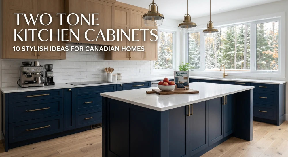 Two Tone Kitchen Cabinets: 10 Stylish Ideas for Canadian Homes